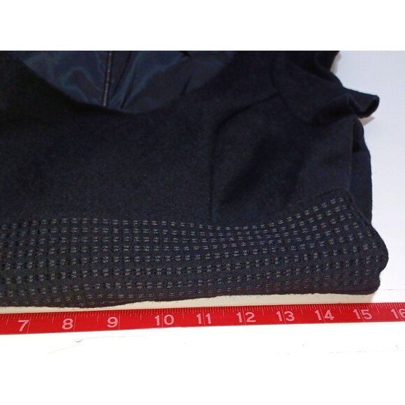 Banana Republic Wool Short Sleeve Little Black Dress Womens M Classic Luxury - Picture 6 of 6